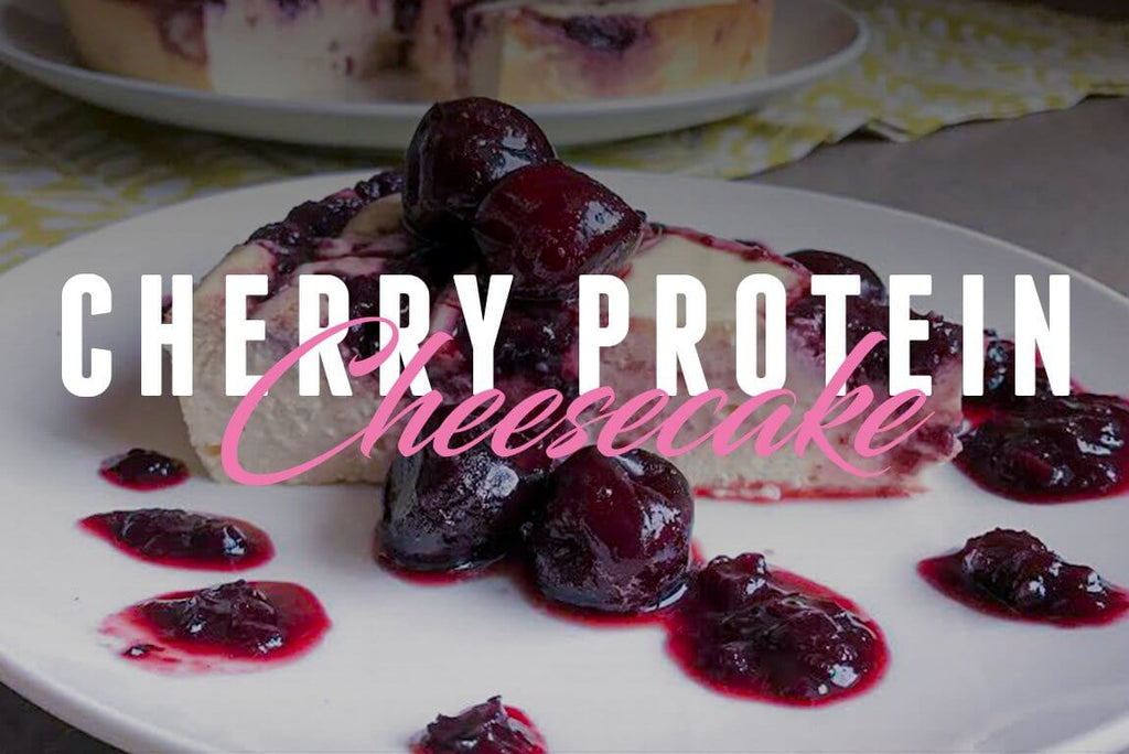 Cherry Protein Cheesecake