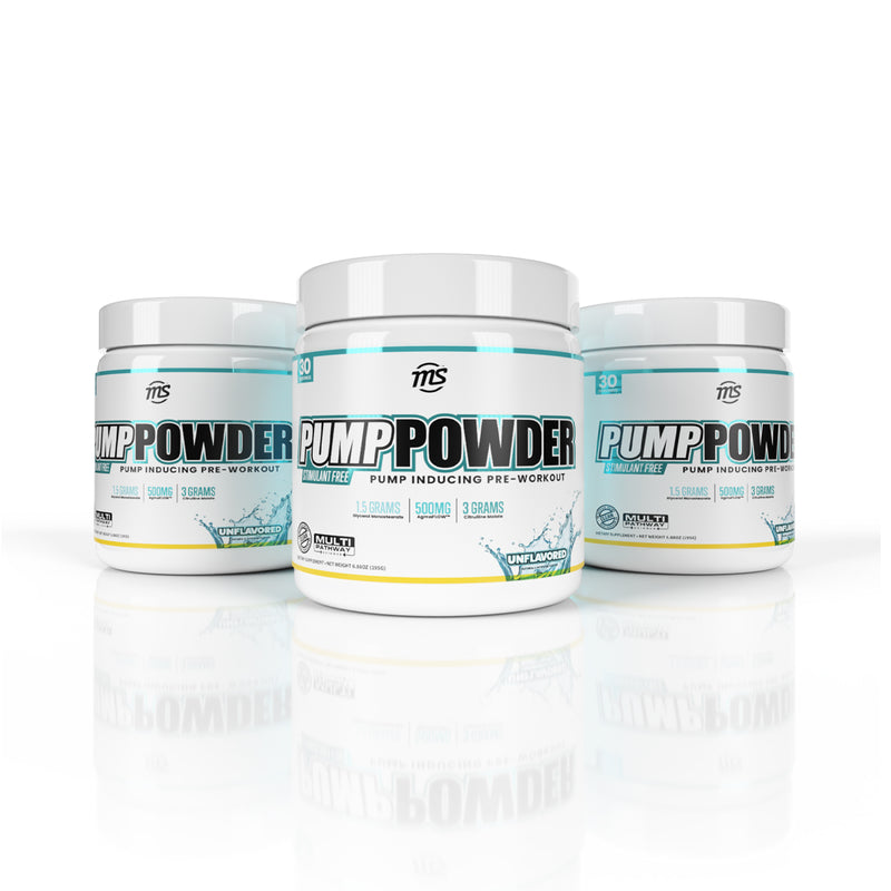 Man sports sale pump powder