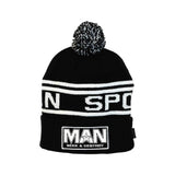 Logo Knit Pom Pom Beanie